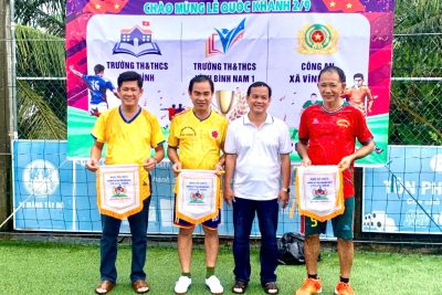 SÔI NỔI GIAO LƯU BÓNG ĐÁ NAM CHÀO MỪNG QUỐC KHÁNH 2/9 VÀ NĂM HỌC MỚI 2026 – 2027
