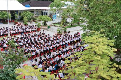 Trường THCS Vĩnh Bình Nam 1, Vĩnh Thuận tổ chức tựu trường, đón học sinh lớp 6 đầu cấp