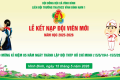 LIÊN ĐỘI TRƯỜNG TH&THCS VĨNH BÌNH NAM 1: RỘN RÀNG LỄ KẾT NẠP ĐỘI VIÊN MỚI CHÀO MỪNG 85 NĂM NGÀY THÀNH LẬP ĐỘI TNTP HỒ CHÍ MINH