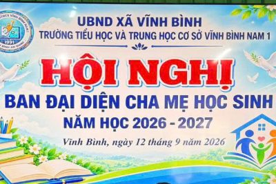 TĂNG CƯỜNG PHỐI HỢP NHÀ TRƯỜNG – GIA ĐÌNH, HỌP BẦU BAN ĐẠI DIỆN CHA MẸ HỌC SINH NĂM HỌC 2026 – 2027