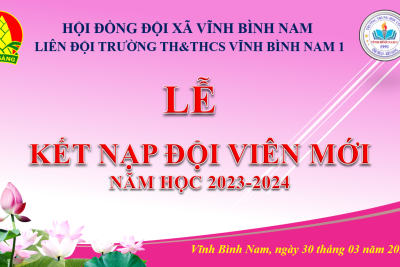 TỔ CHỨC LỄ KẾT NẠP ĐỘI VIÊN MỚI CHO NHI ĐỒNG KHỐI LỚP 3 NĂM HỌC 2023-2024