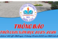 THÔNG BÁO THỜI GIAN NĂM HỌC 2025-2026