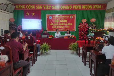 HỘI NGHỊ VIÊN CHỨC, NGƯỜI LAO ĐỘNG NĂM HỌC 2024-2025